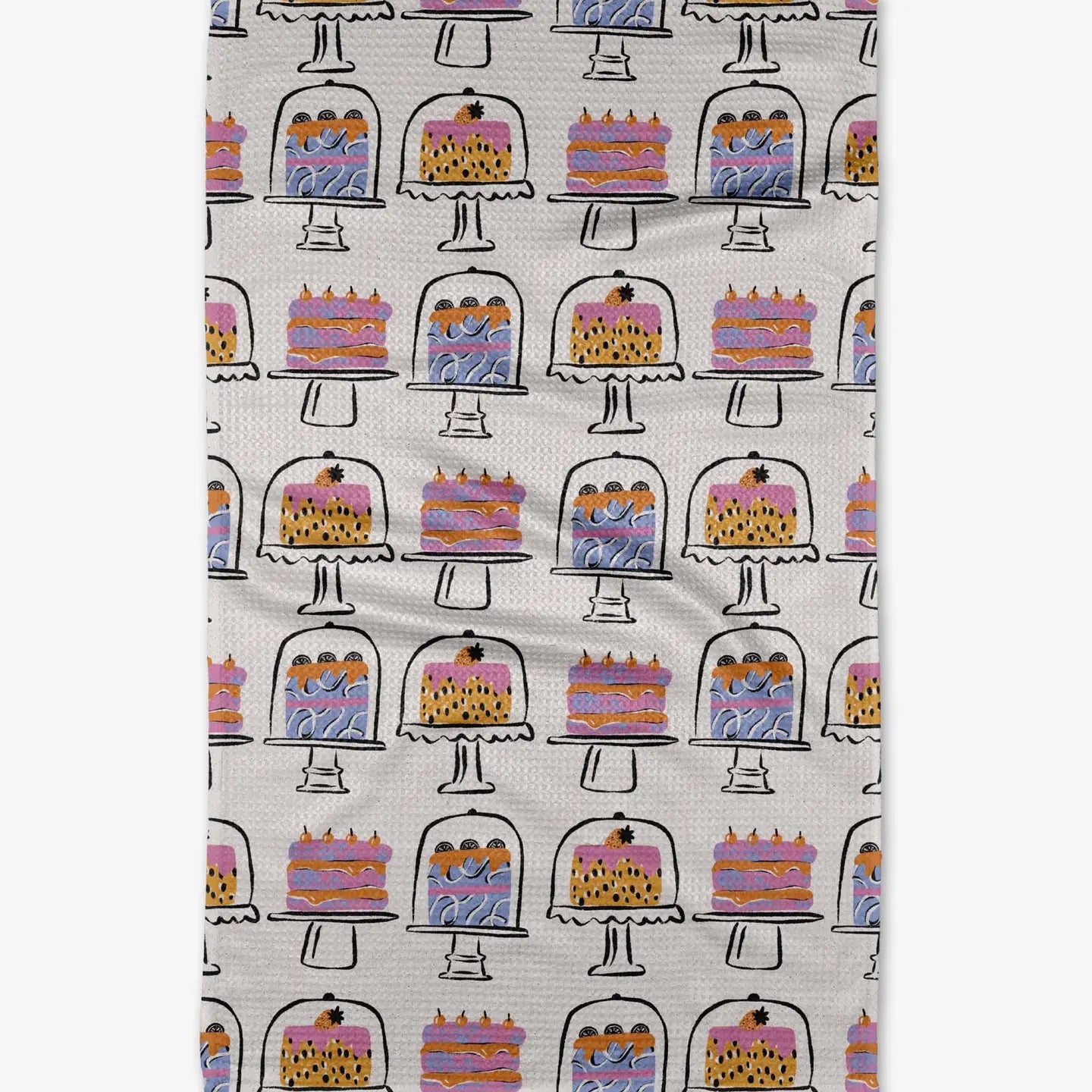 Geometry Cakes in the Window Tea Towel