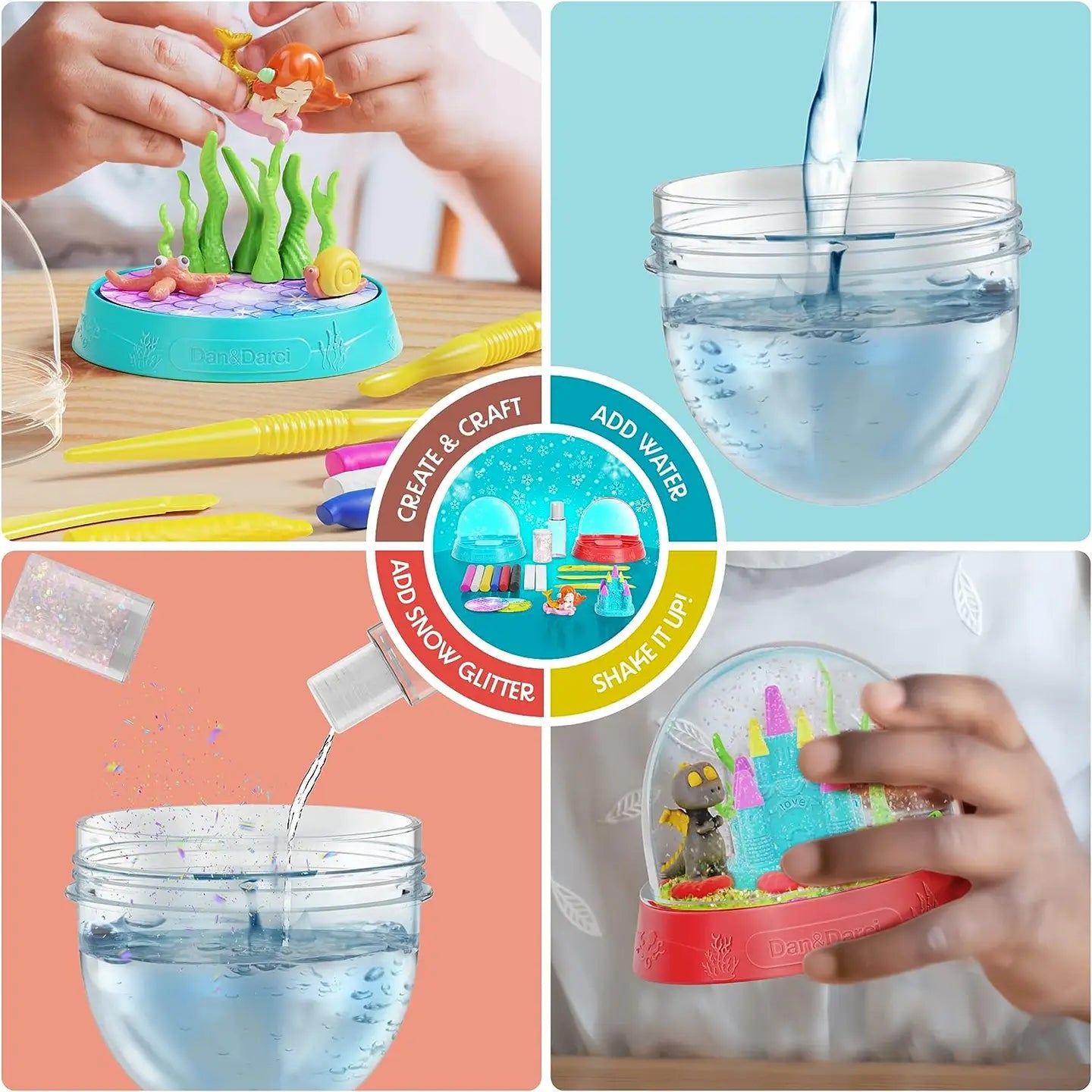 Dan & Darci Make Your Own Snow Globes Kit