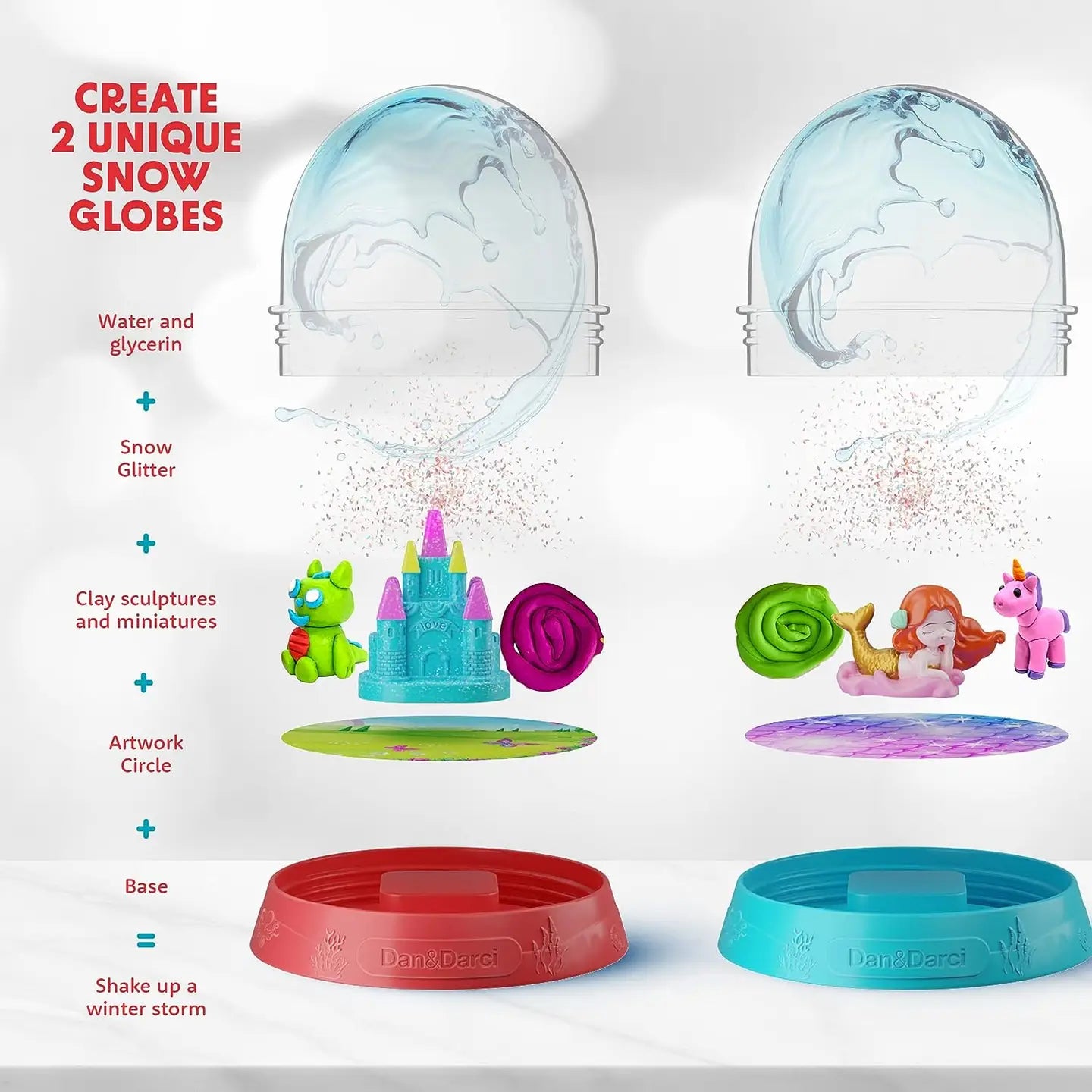 Dan & Darci Make Your Own Snow Globes Kit