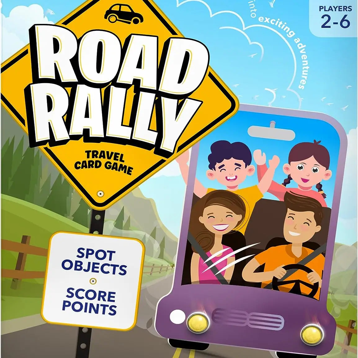 Dan & Darci Road Rally Travel Scavenger Hunt Card Game For Kids