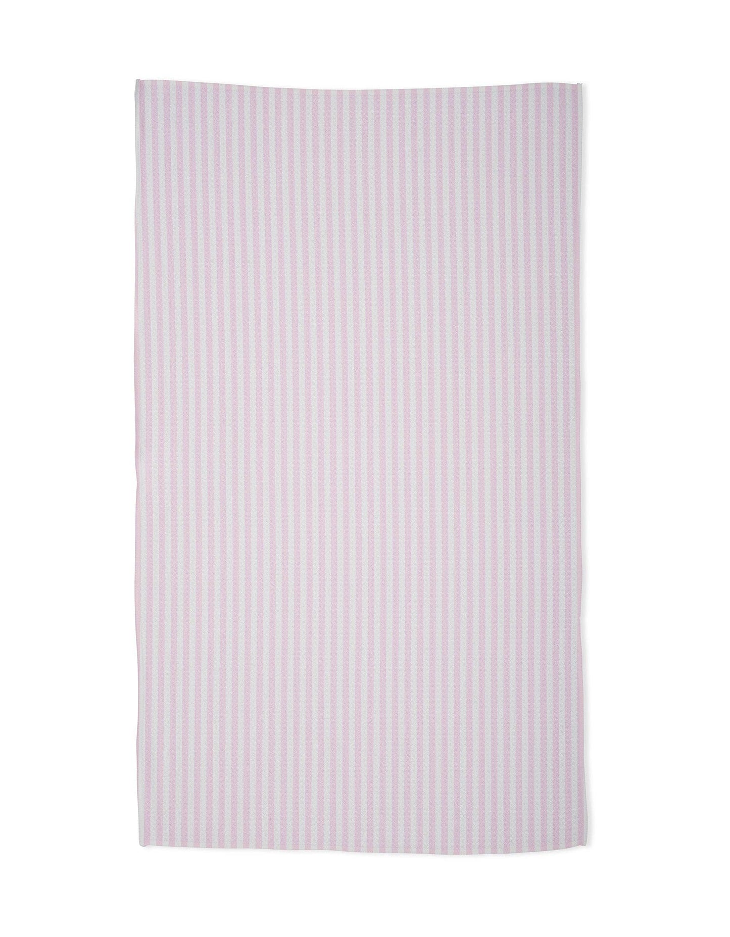 Geometry | Tea Towel | Summer Stripe Pink