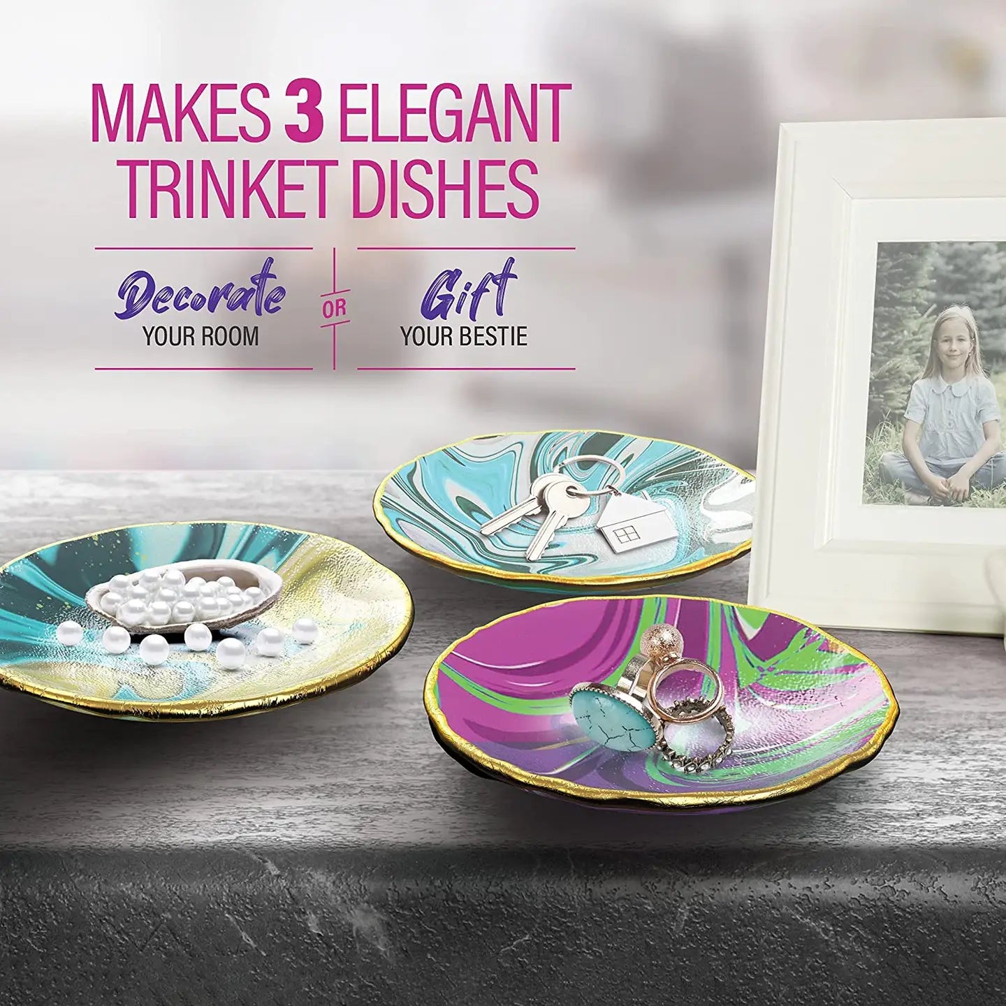 Dan & Darci Craft 'n Clay - Jewelry Dish Making Kit For Kids