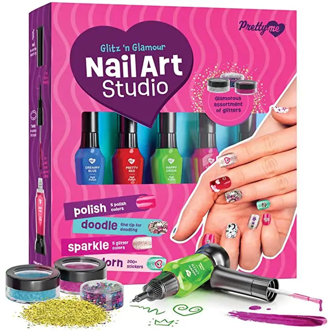 Dan & Darci Nail Art Studio For Girls - Nail Polish Kit