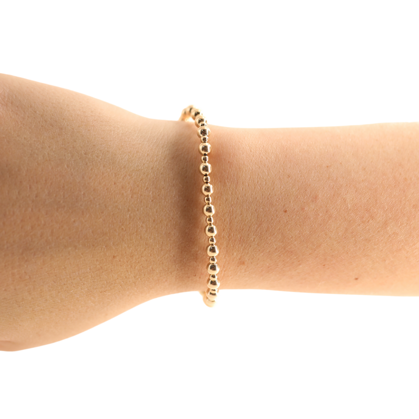 Beaded Blondes | Mini Katy Bracelet in Gold | Extended 7.25 inch
