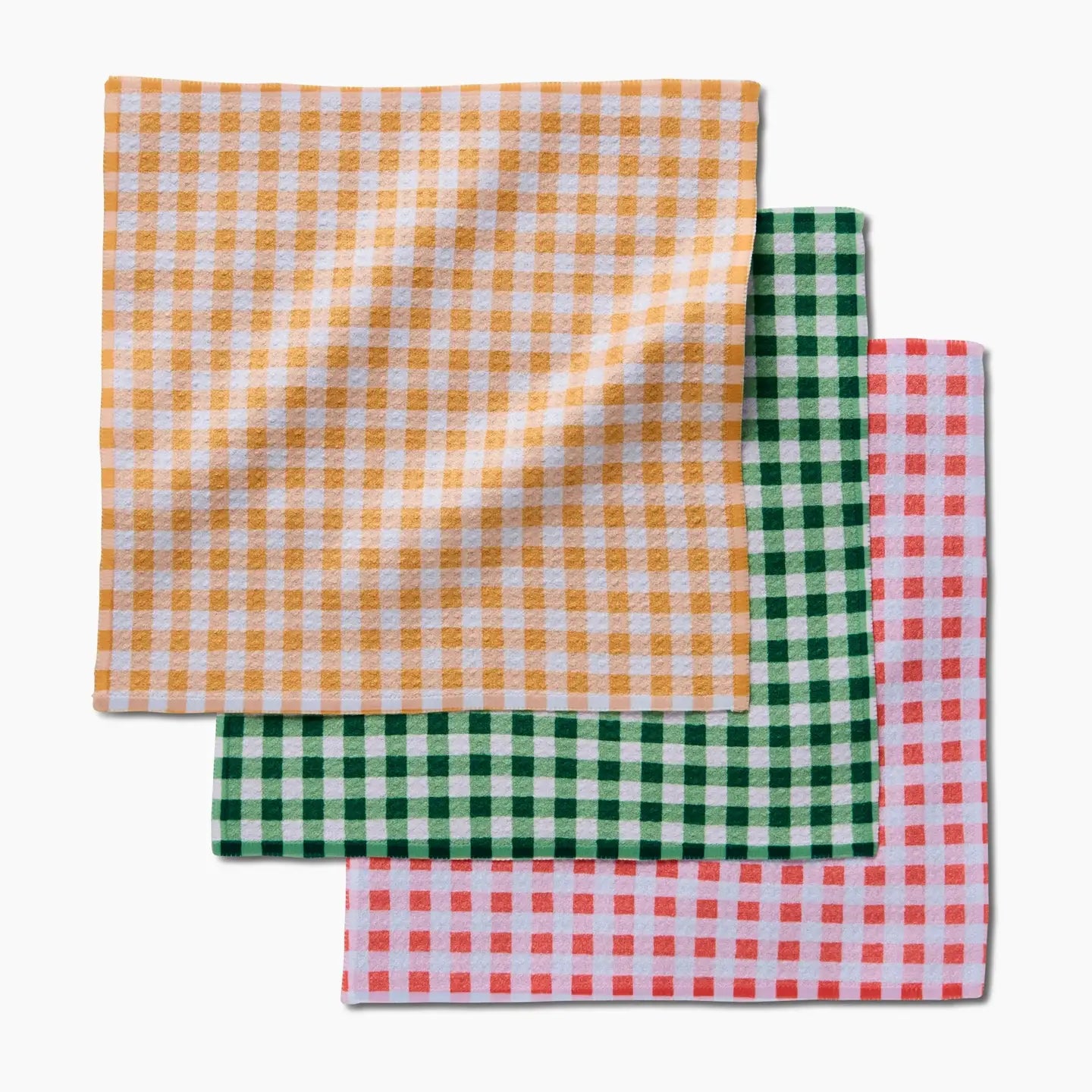 Geometry Spring Plaid Dishcloth Set
