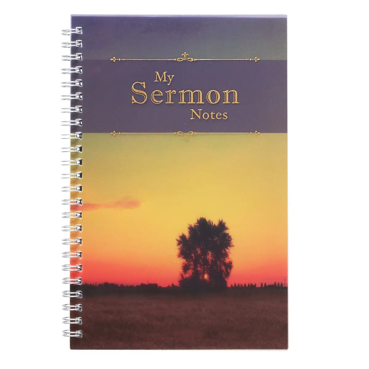 Christian Art Notebook Wirebound My Sermon Notes Tree