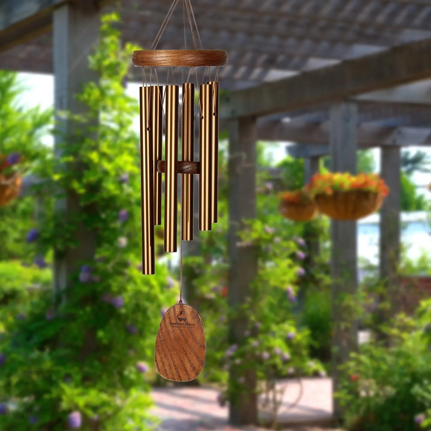 WoodStock Chimes Amazing Grace Chime - Small Bronze