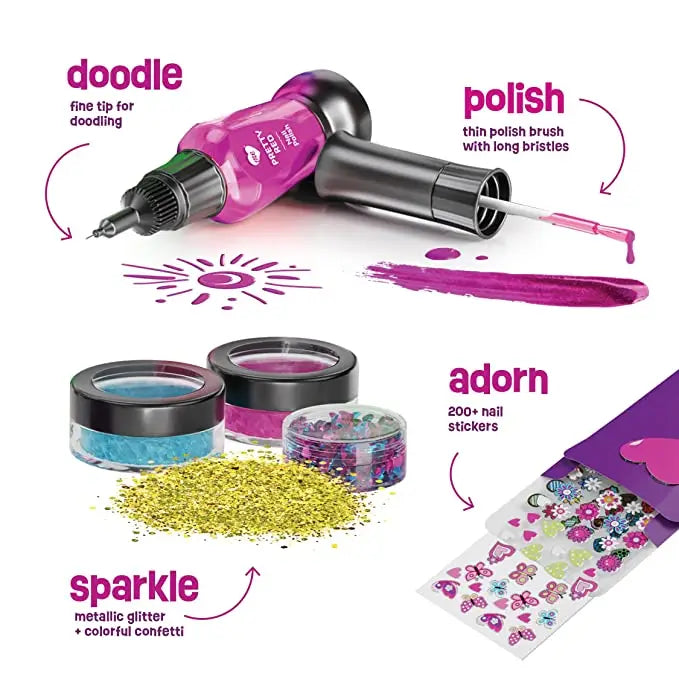 Dan & Darci Nail Art Studio For Girls - Nail Polish Kit