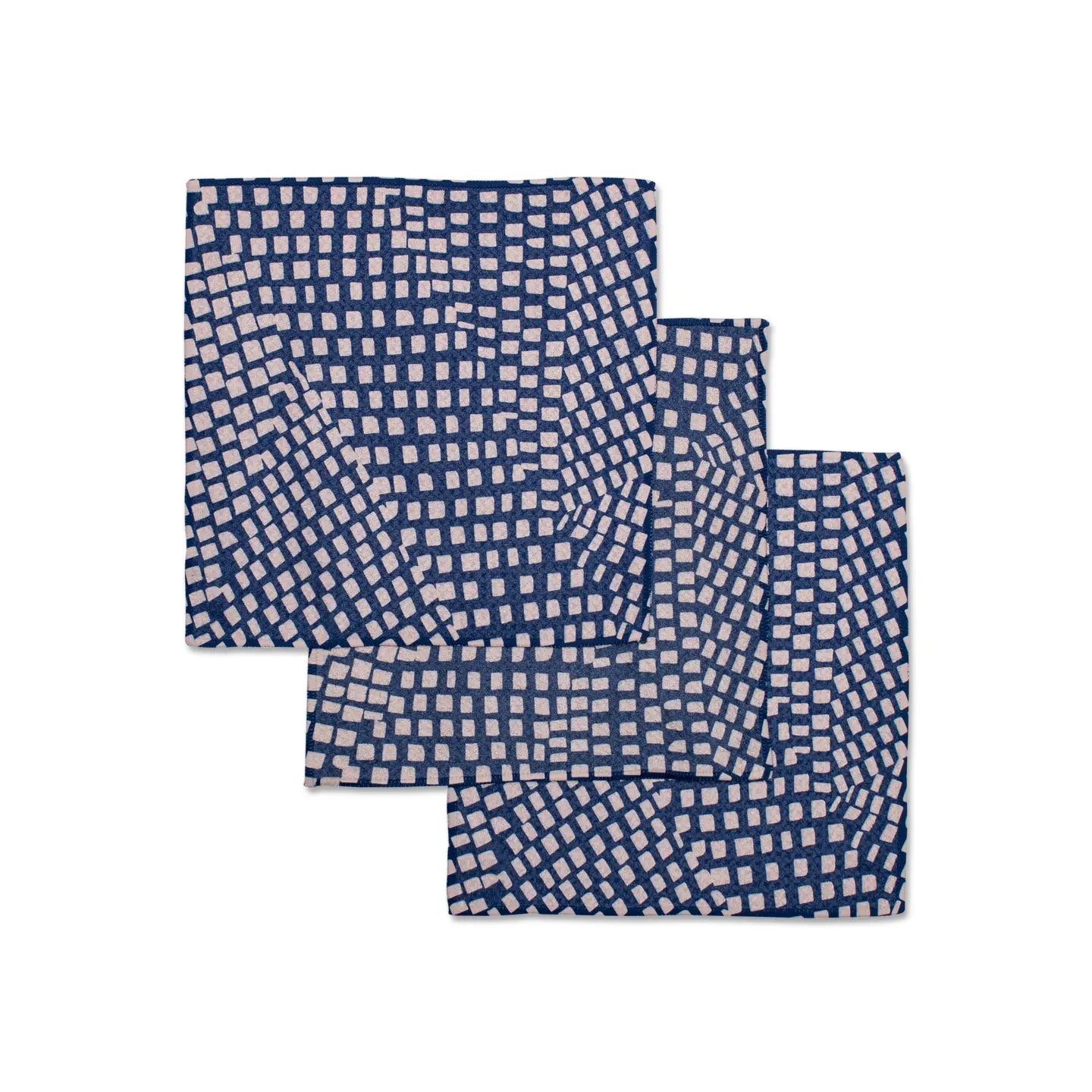 Geometry Pink Shells Dishcloth Set
