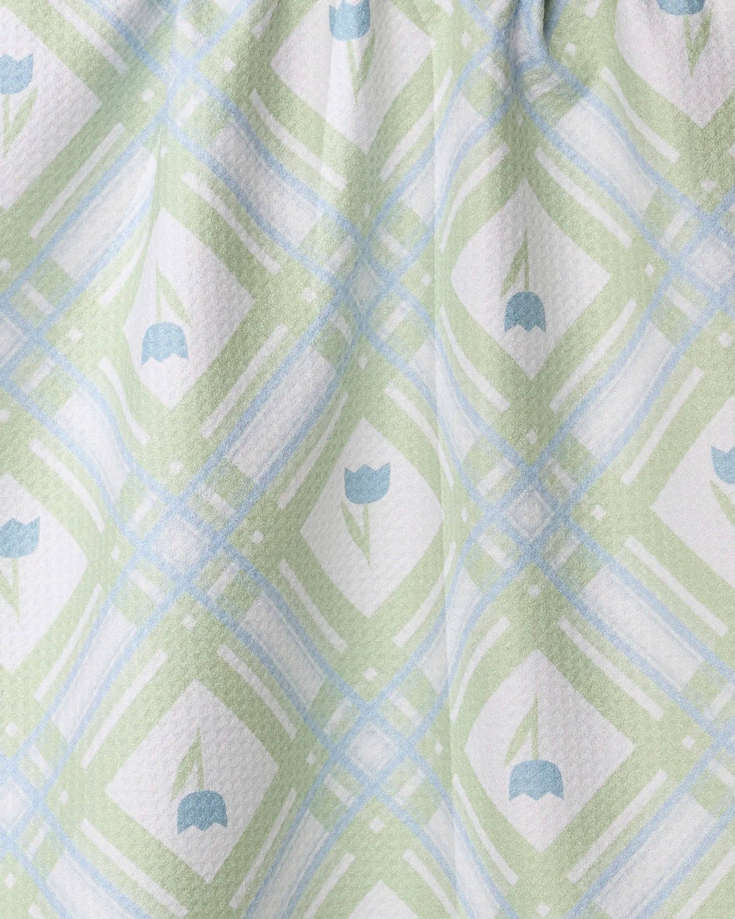 Geometry | Tea Towel | Tulip Lattice
