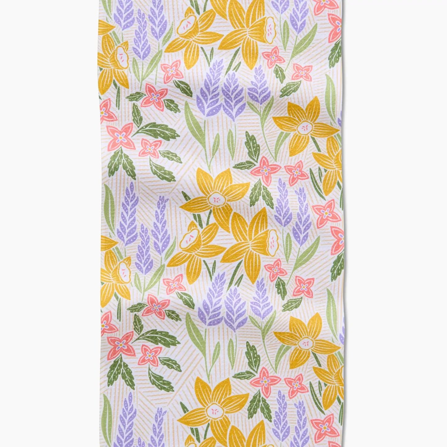 Geometry Daffodil Dreams Bar Towel