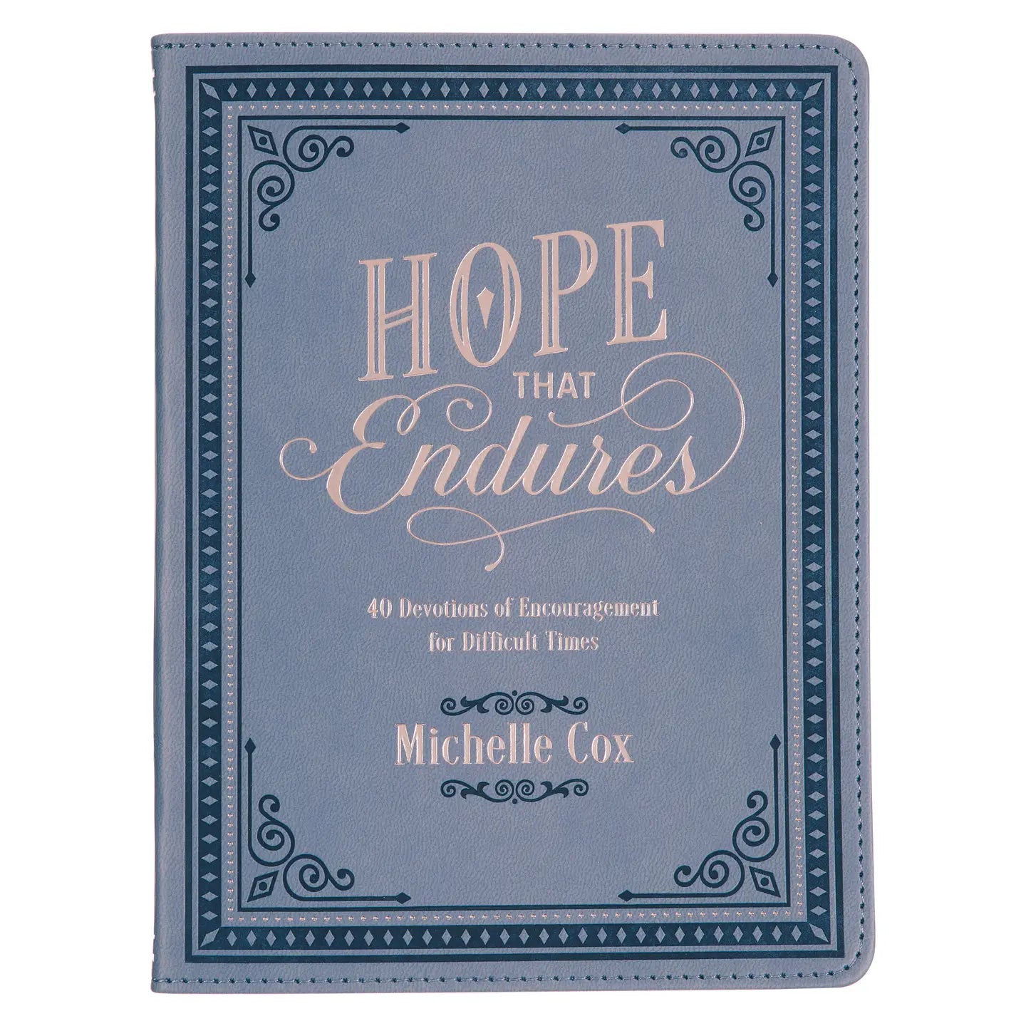 Christian Art Devotional Hope That Endures Faux Leather