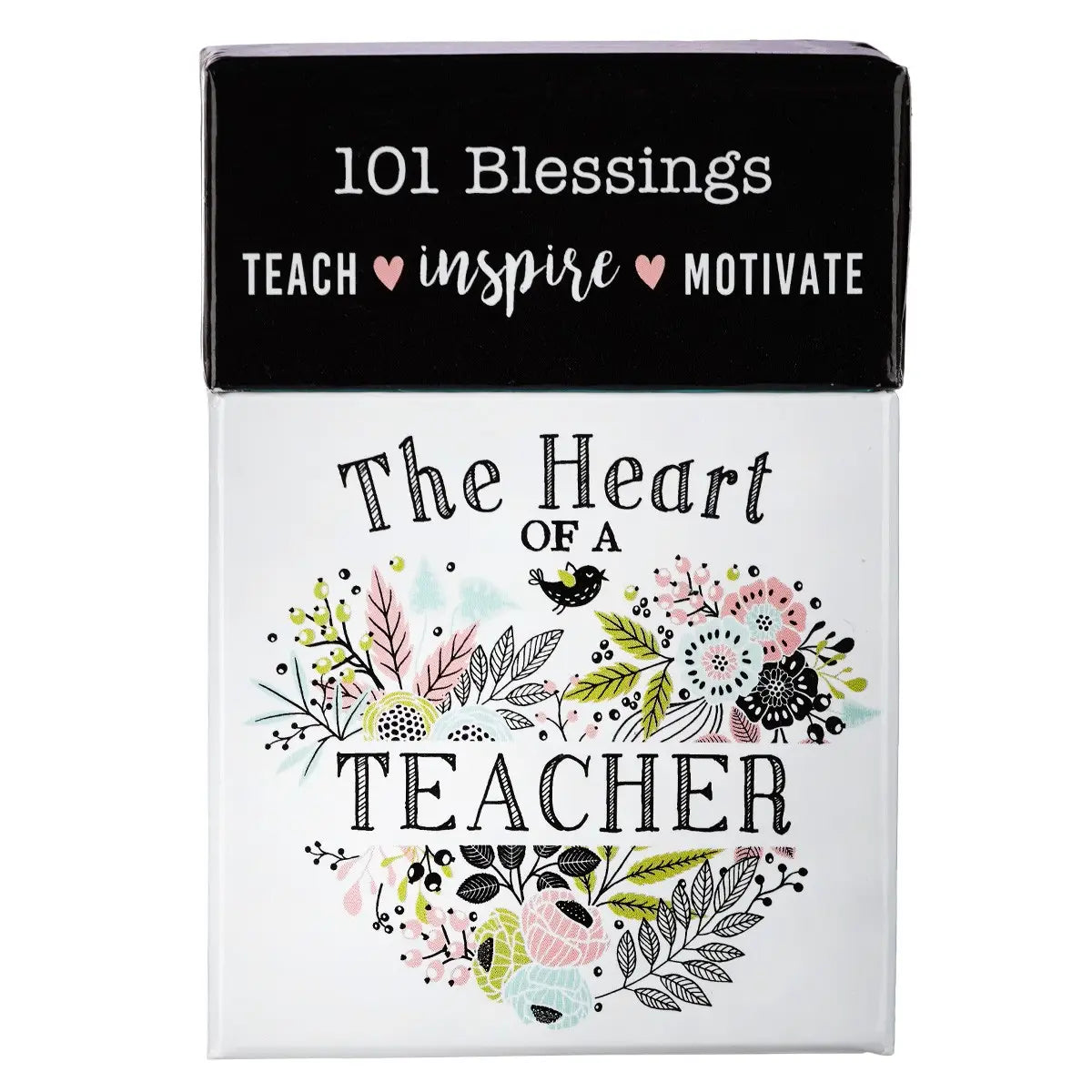 Christian Art Box of Blessings Heart of A Teacher