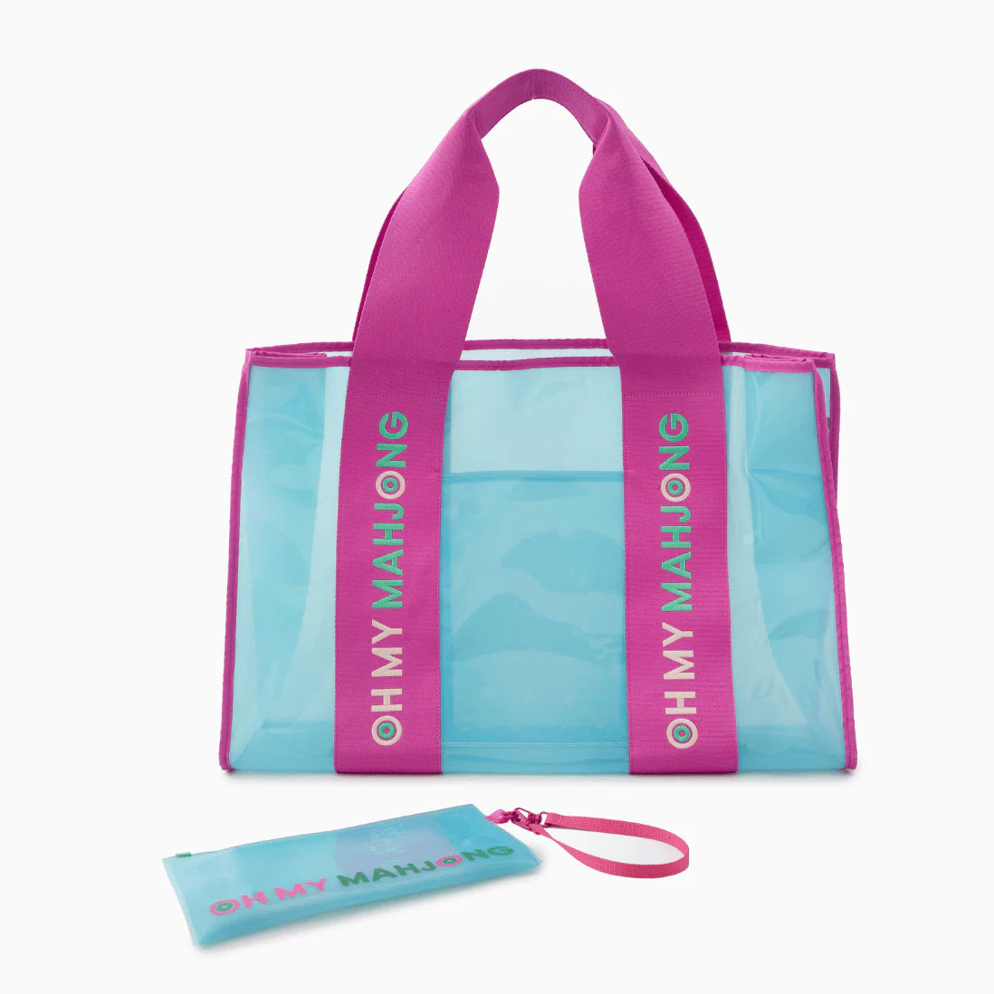 Oh My Mahjong! | Blue | Beach Bag