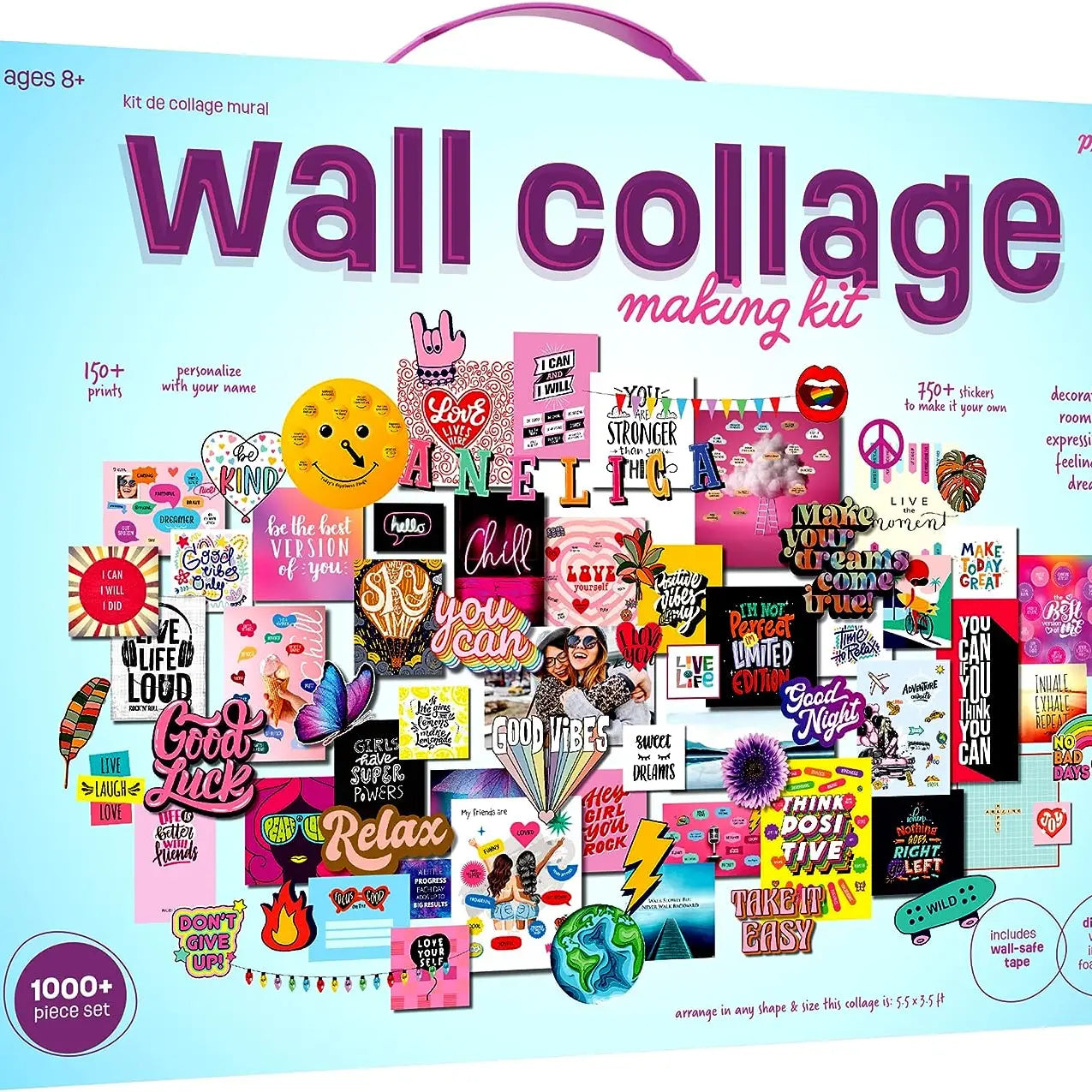 Dan & Darci Diy Wall Collage Kit For Teen & Tween Girls
