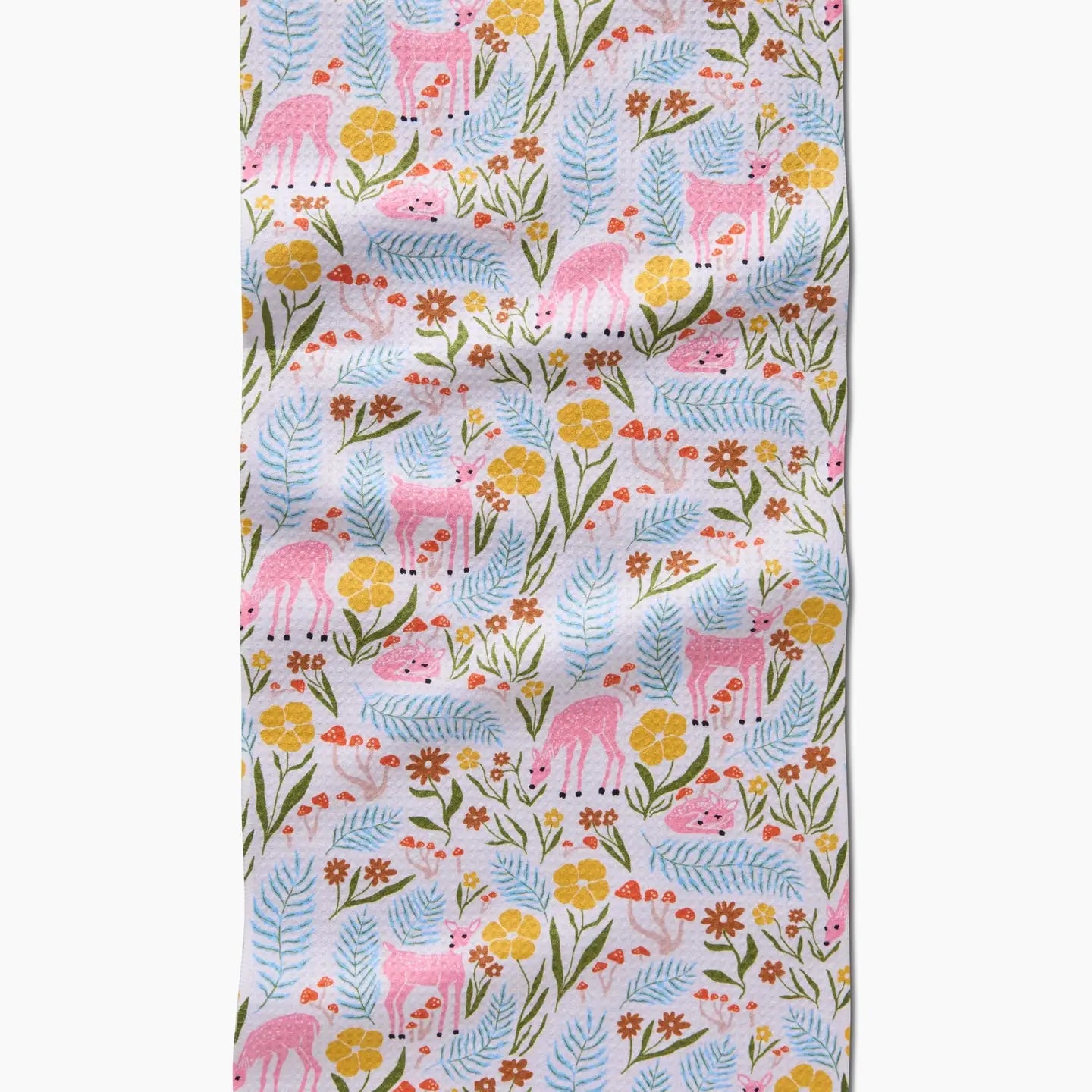 Geometry Fern and Fawn Bar Towel