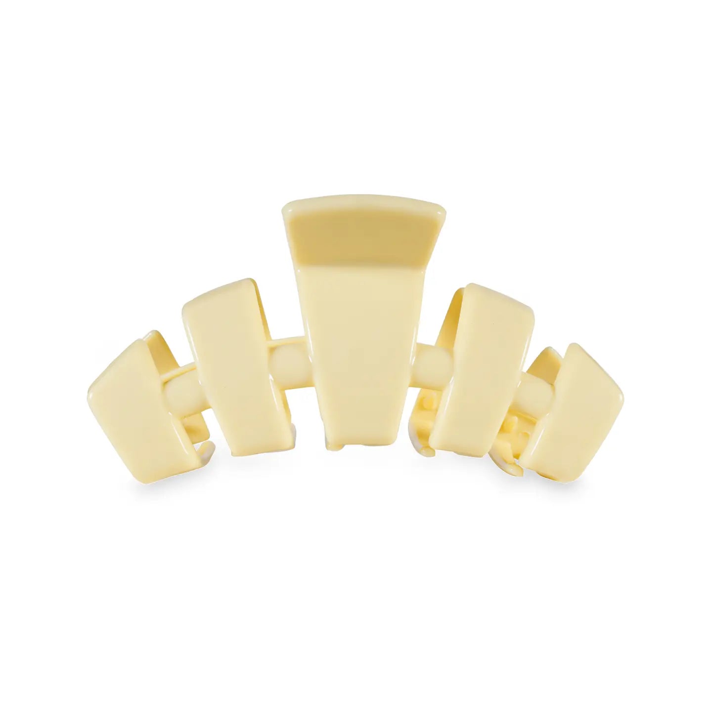 Teleties Classic Hair Clip | Medium | Butter Yellow