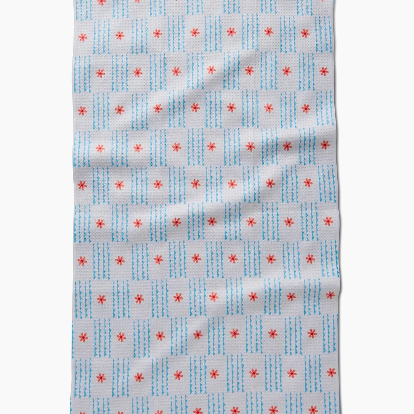 Geometry Ziggy Floral Tea Towel