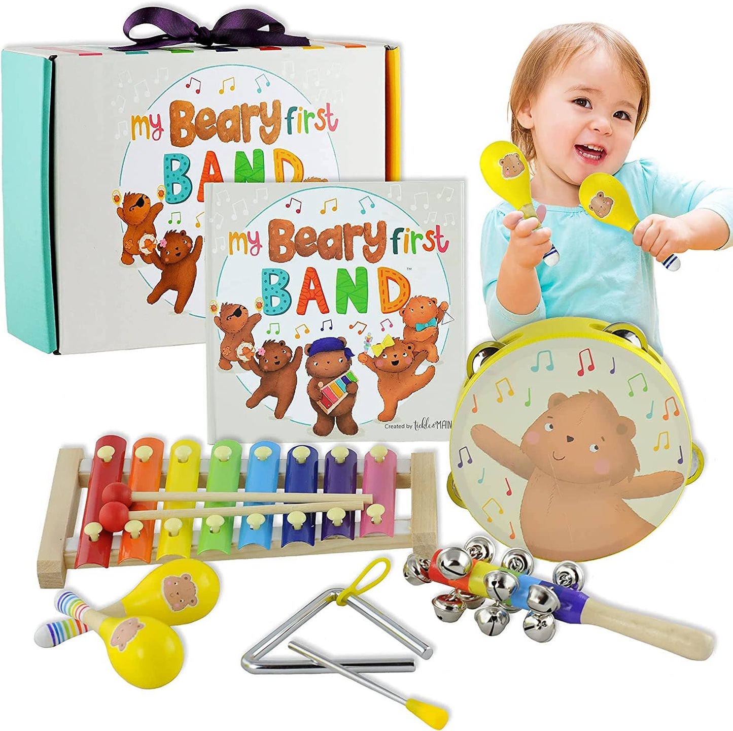 Bearington My Beary First Band Gift Set