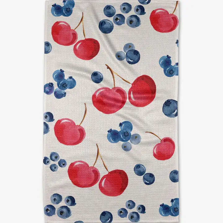 Geometry | Tea Towel | Cherry On Top