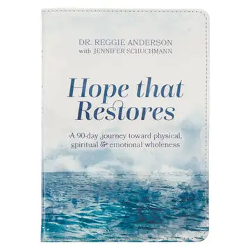 Christian Art Devotional Hope That Restores Faux Leather