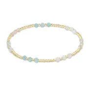 enewton | Gold Joy 3mm Gemstone Bead Bracelet | Hot Mess