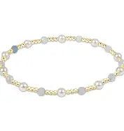 enewton | Pearl Sincerity 4mm Gemstone Bead Bracelet | Hot Mess