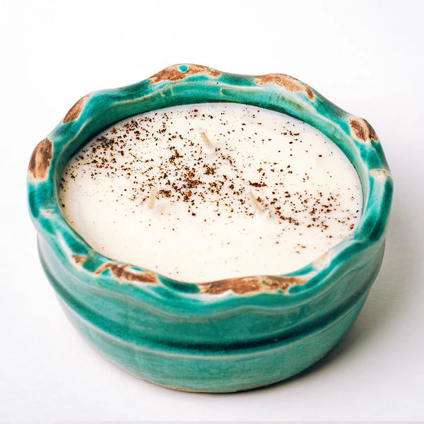Swan Creek Spiced Orange and Cinnamon Ruffled Bowl Candle 17OZ