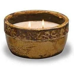 Swan Creek Leather Bowl Candle 16oz