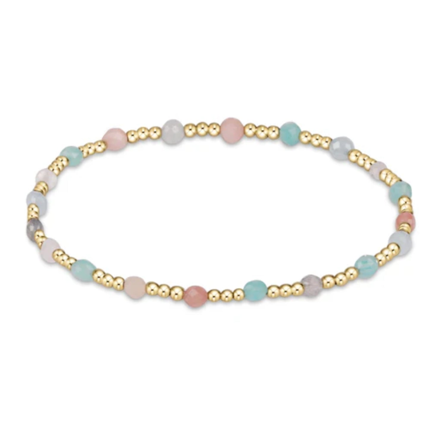 enewton | Classic Sincerity Pattern 3mm Gemstone Bracelet | Hot Mess