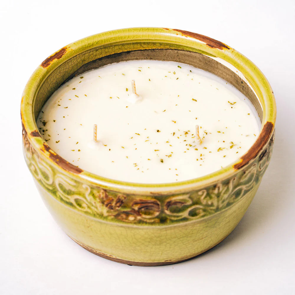 Swan Creek Earl Grey Mist Vintage Bowl Candle 17OZ