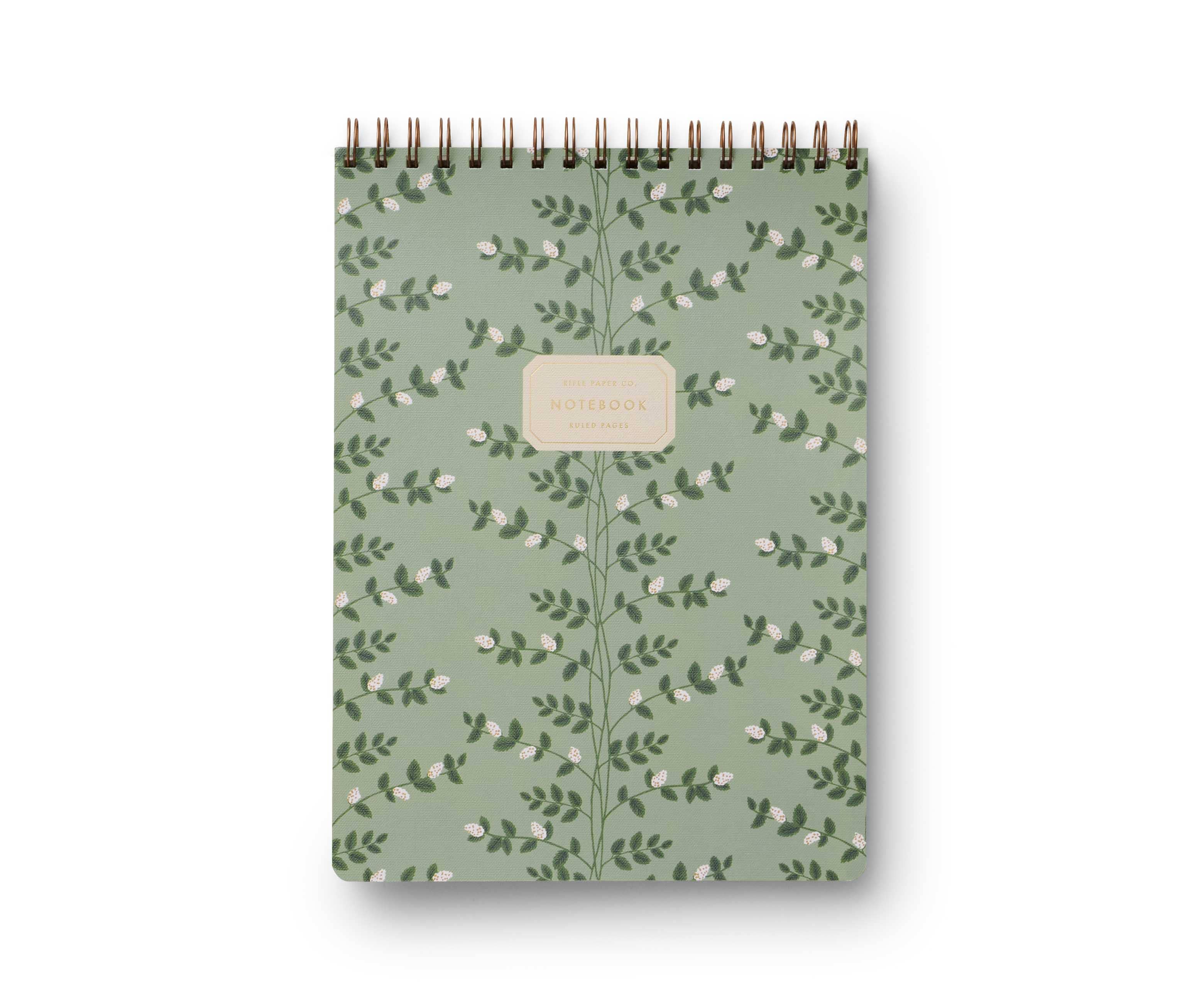 Rifle Paper Co | Climbing Vines Large Top Spiral Notebook