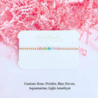 Birthstone Swarovski Bracelet Collection (Pack of 12): Standard 6.75 inch