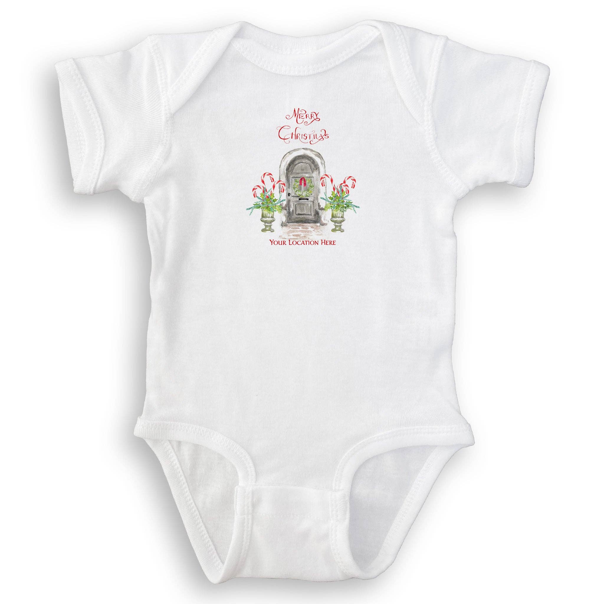 French Graffiti Merry Christmas Paducah Tea Towel