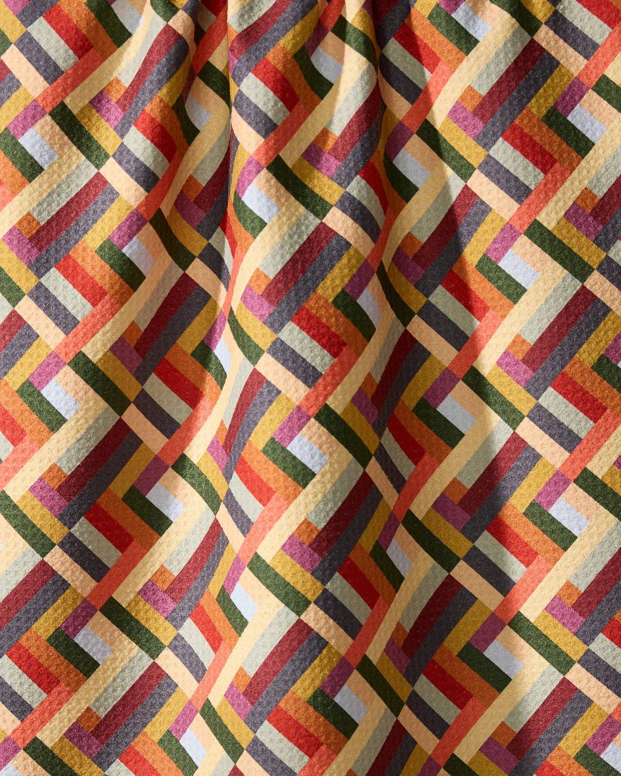 Geometry | Tea Towel | Vivid Cascade