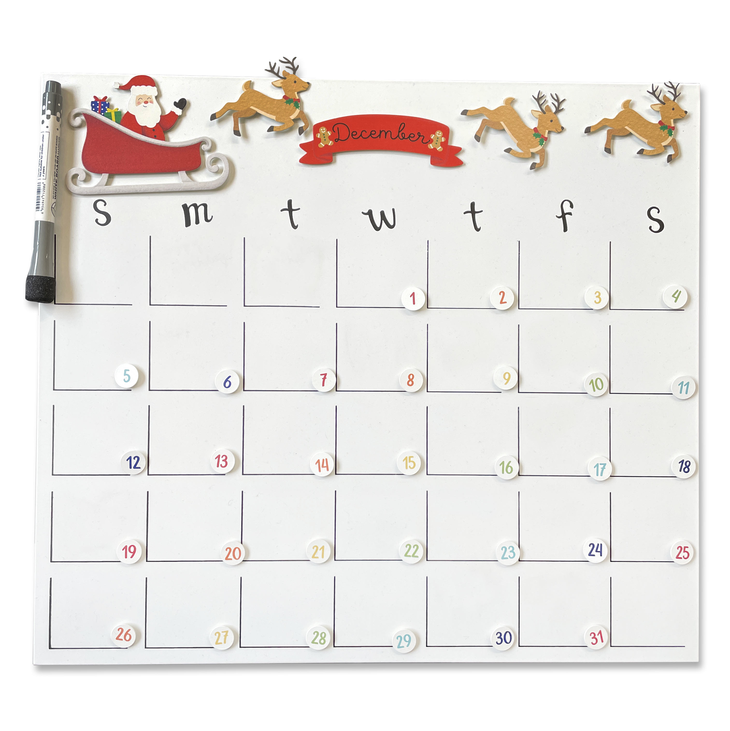 Roeda Studios | Christmas Magnet Set | Reindeer