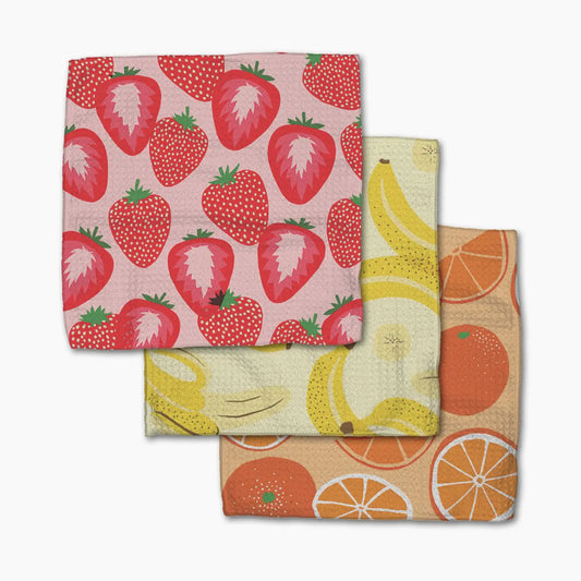 Geometry Favorite Fruit Dishcloth Set
