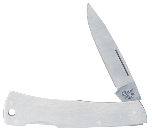 Case Knife | Executive Lockback with Lanyard Hole | 00004 | Brushed Stainless Steel