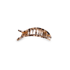 Round Flat Hair Clip | Small | Blonde Tortoise