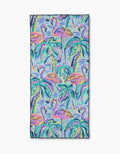 Geometry | Beach Towel | Pink Flamingo
