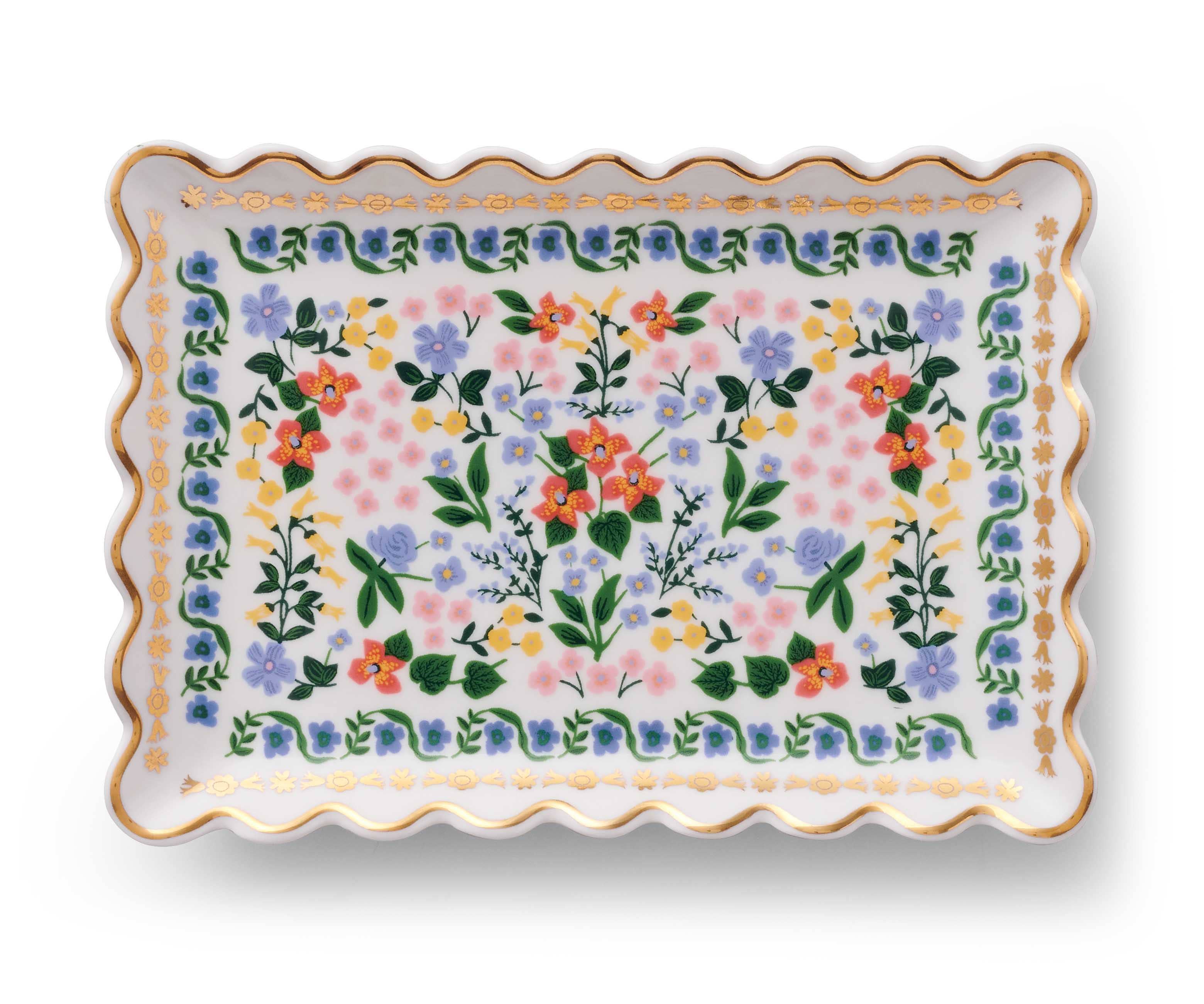 Rifle Paper Co. Wildwood Porcelain Catchall Tray