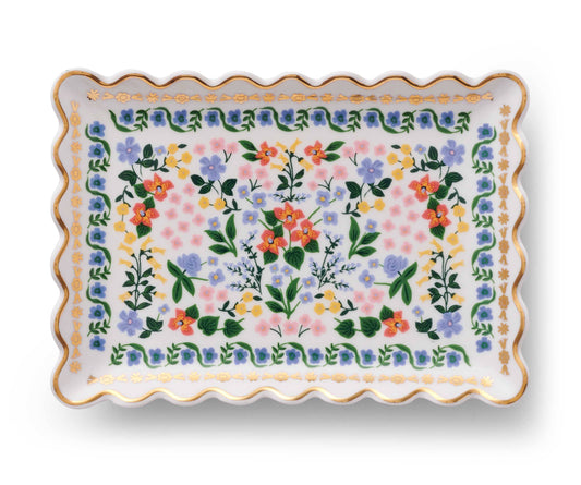 Rifle Paper Co. Wildwood Porcelain Catchall Tray