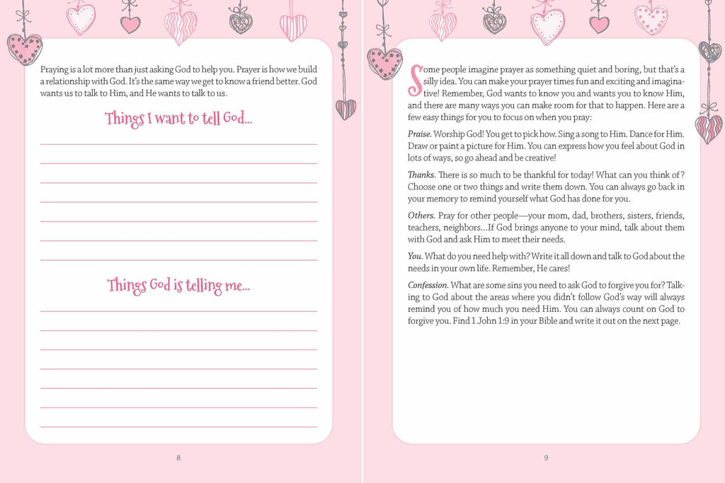 You're God's Girl! Prayer Journal: Hardcover / English