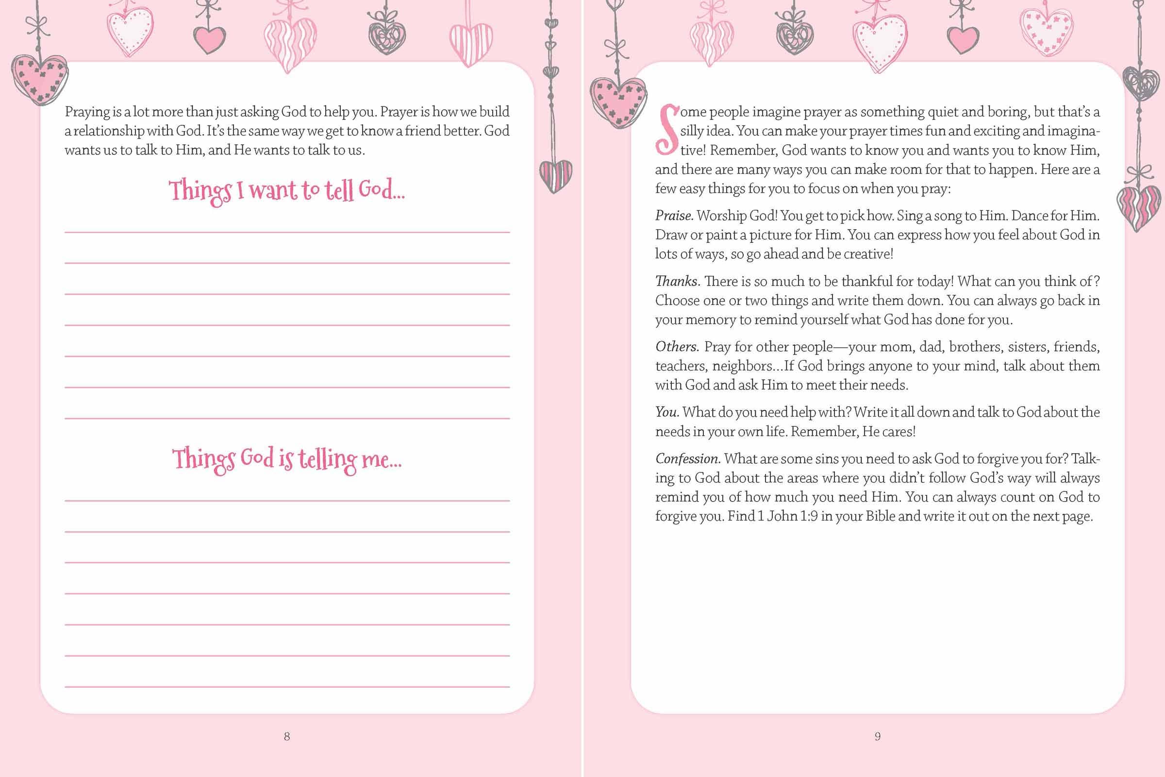 You're God's Girl! Prayer Journal: Hardcover / English