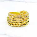 Savvy Bling | Bracelet | Gold Filled Beaded | 5mm