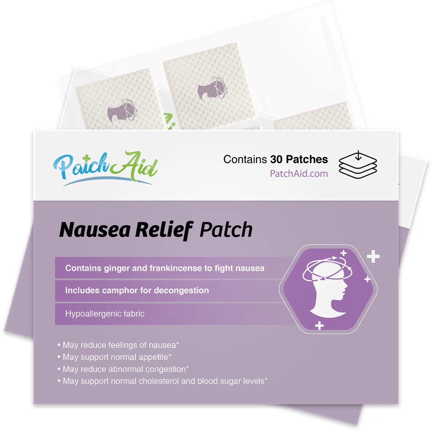 PatchAid Nausea Relief Patch - Gentle & Natural Nausea Remedy