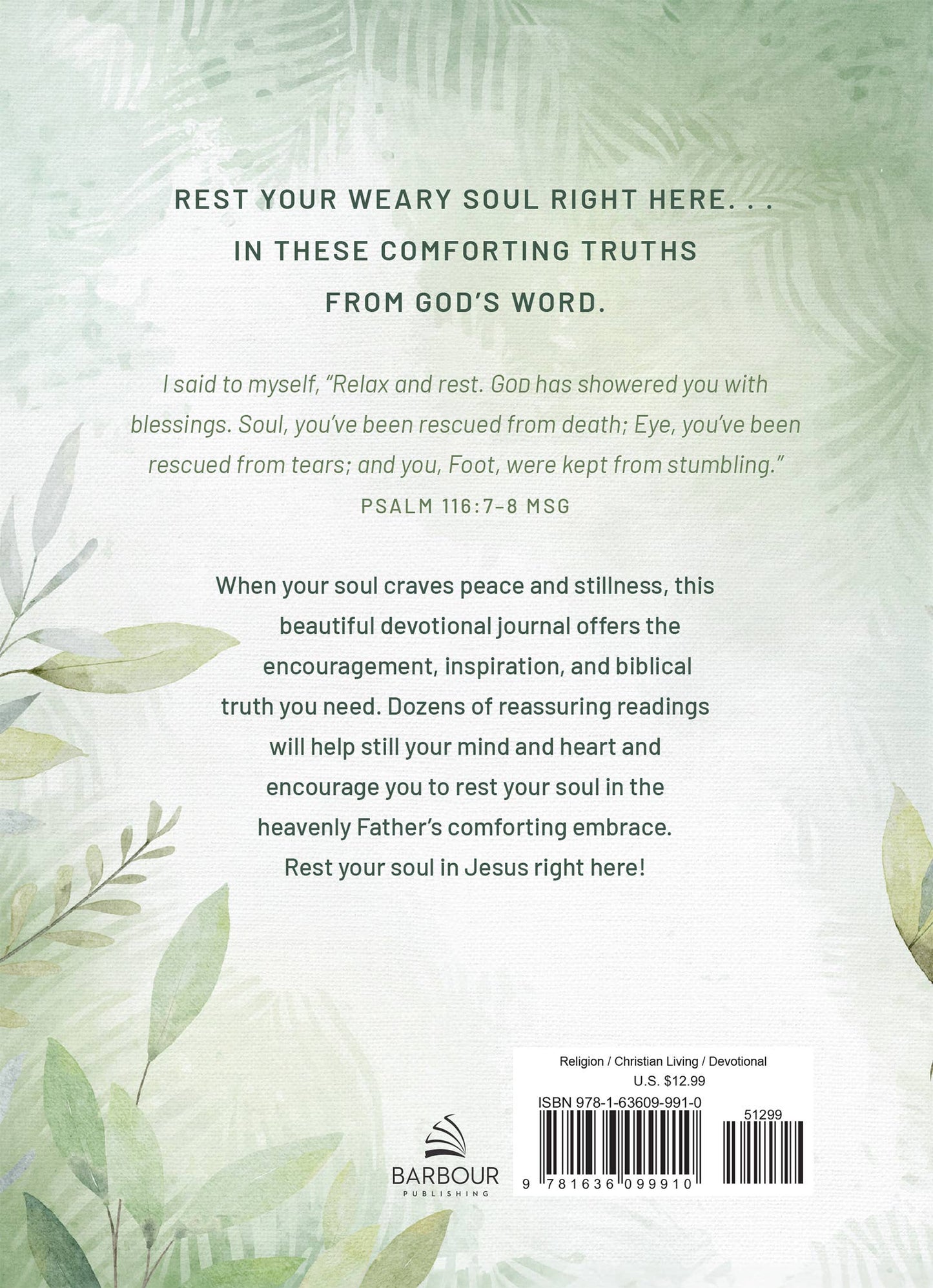 Barbour | Rest in Jesus | A Devotional Journal for the Exhausted Soul