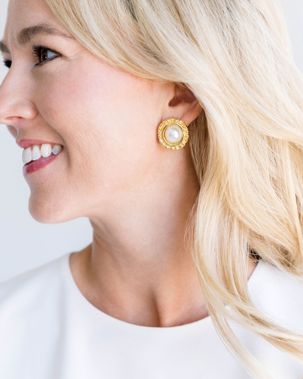 Susan Shaw | Earrings | Dotted Pearl Studs