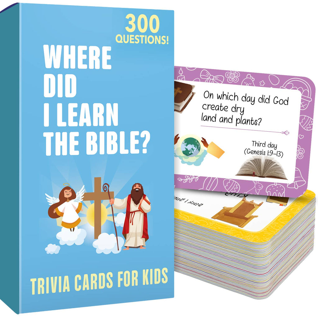 Quokka Bible Trivia Game - 300 Engaging Questions for Kids & Families