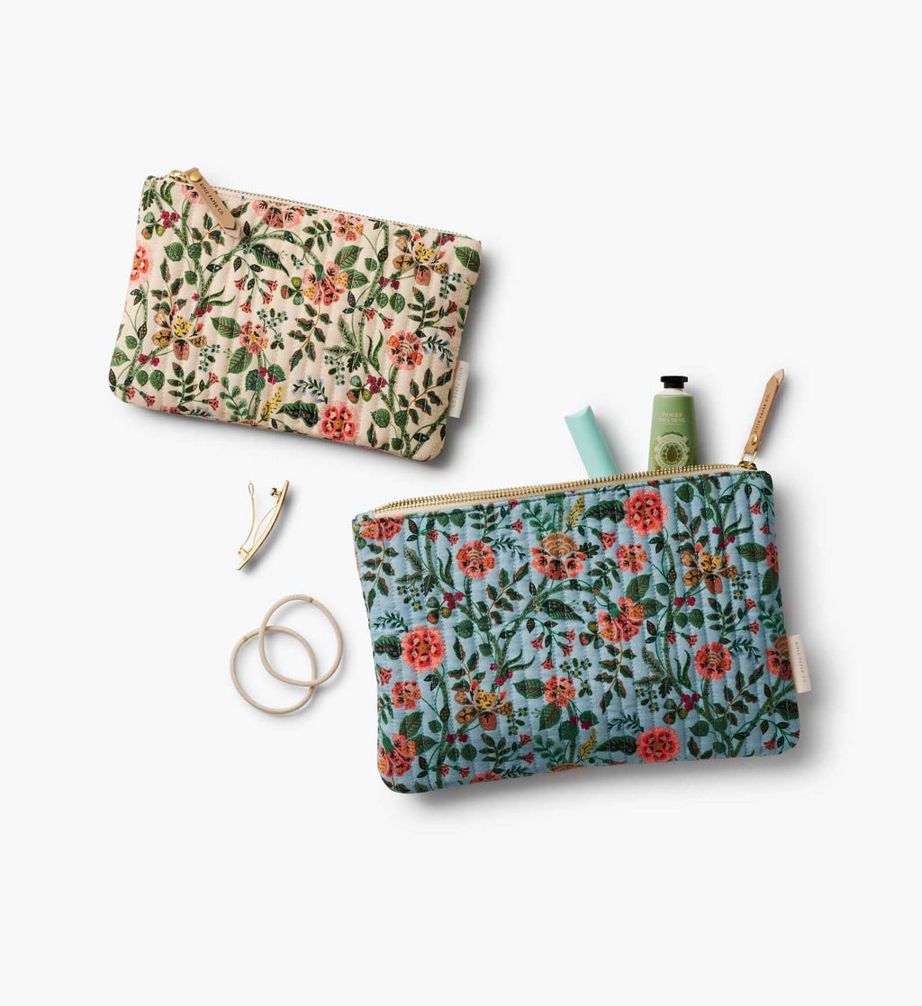 Rifle Paper Co | Gracie Quilted Pouch Set